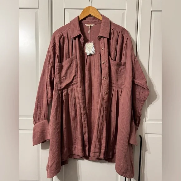 NWT, Free People, The Voyager ShirtDress, XS - Picture 3 of 12